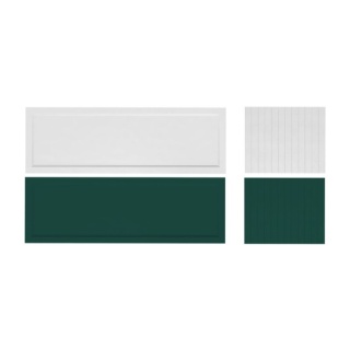 Burlington Arundel 1700mm x 750mm Cleargreen Bath